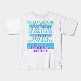 It's a Dangerous Night (Miami Vice Typography) Kids T-Shirt